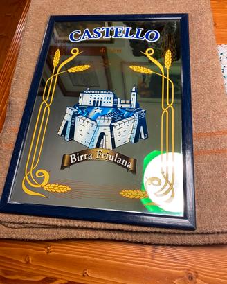 Specchio birra Castello Udine