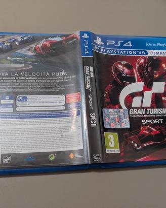 gran turismo sport ps4 