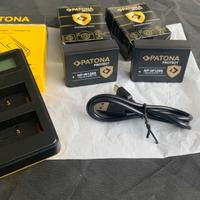 Batterie e carica Patona per Fujifilm X-T3