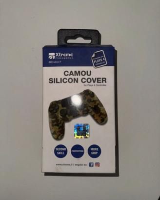 Copertina silicone camouflage per controller ps4
