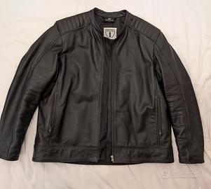 Giubbotto in pelle nero 