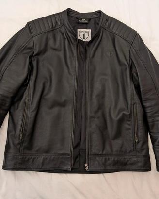 Giubbotto in pelle nero 