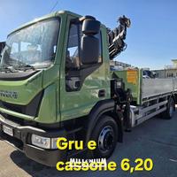 EUROCARGO 160E25 GRU E CASSONE 2016 EURO 6