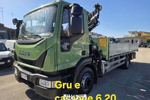 EUROCARGO 160E25 GRU E CASSONE 2016 EURO 6