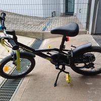 bicicletta bambino 16" dark hero
