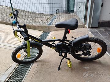 bicicletta bambino 16" dark hero