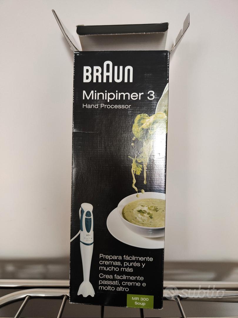 Braun Minipimer 3 MR 300 Soup: la recensione della nostra redazione!