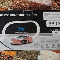 Lampada Tavolo Caricatore Wireless