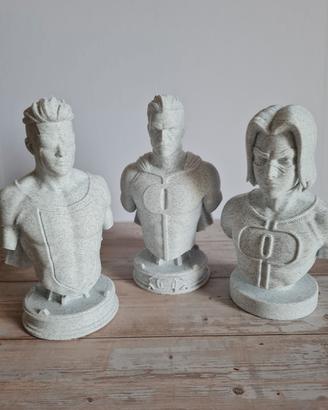 Set 3 Busti Invincible - Nolan, Mark e Oliver