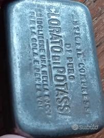 VECCHIA SCATOLA DI LATTA PASTIGLIE PER LA GOLA 