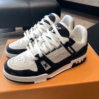 Louis Vuitton LV Trainer White Black