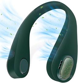 Ventilatore portatile da collo ricaricabile, NUOVO
