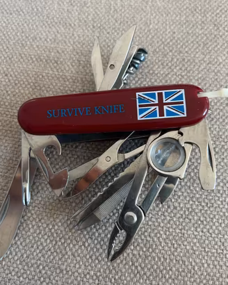 Coltallino Svizz"STAINLESS "Multifunzione Vintage.