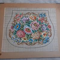 Schema ricamo dipinto a mano vintage