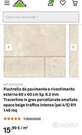 piastrelle da rivestimento esterno
