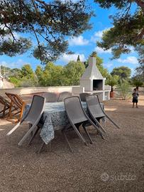 Casa vacanza con giardino, barbecue e vista mare -