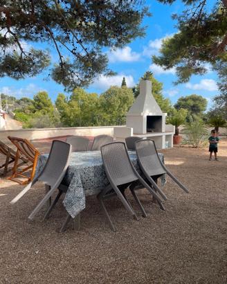 Casa vacanza con giardino, barbecue e vista mare -