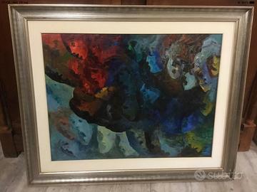 Quadro Lamberto Ciavatta olio su tela 107 x 88 cm