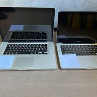 2 Macbook pro fine 2011 15 e 13 pollici