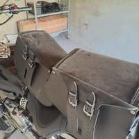 Borse in pelle moto custom