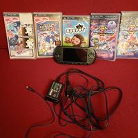 CONSOLE SONY PSP STREET E-1004 MOD NERA PIÙ GIOCHI