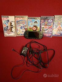 CONSOLE SONY PSP STREET E-1004 MOD NERA PIÙ GIOCHI