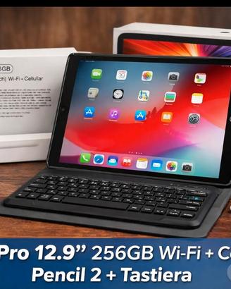 iPad Pro 12,9 256 GB + Pencil 2 e Smart Keyboard