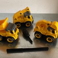 Macchine da cantiere da costruire con cacciavite