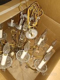 Lampadario Vintage Maria Teresa – Cristalli e Otto