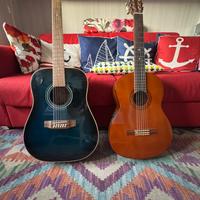 Chitarre Classica e  acustica 12 corde