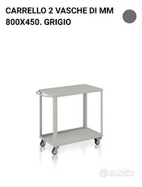 carrello portatutto in lamiera portata 150kg