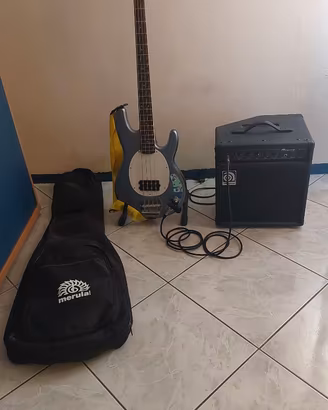 Basso elettrico + amplificatore