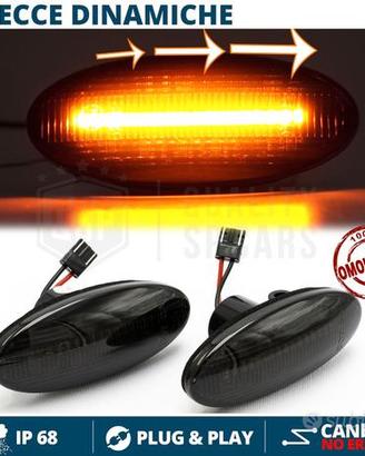 Frecce LED Laterali Dinamiche per Nissan Nere Fumè