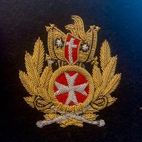 Ordine di Malta SMOM Corpo Militare fregio basco
