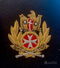 Ordine di Malta SMOM Corpo Militare fregio basco