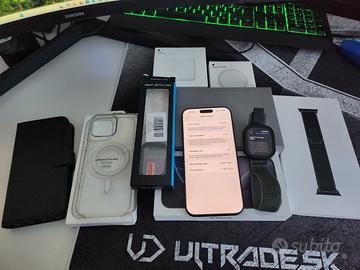 IPHONE 16 PRO MAX 256GB NERO e APPLE WATCH ULTRA 2