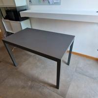 Tavolo grigio Veneta Cucine 120x70 allungabile