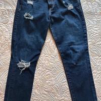 Jeans blu scuro Abercrombie & Fitch