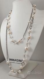 Collana Perle e Argento