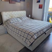 Letto matrimoniale con contenitore 