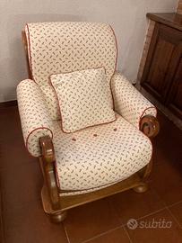 Poltronain stile vintage