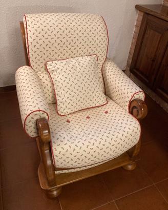 Poltronain stile vintage