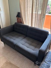 Divano Ikea Landskrona 2 posti grigio scuro