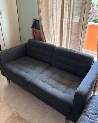Divano Ikea Landskrona 2 posti grigio scuro