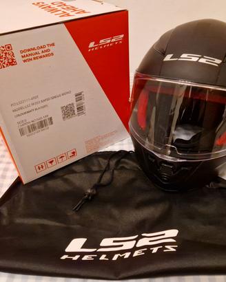 Casco nero opaco LS2 taglia