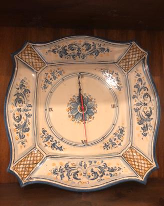 Orologio in ceramica da Caltagirone