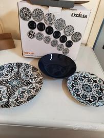Set Piatti Excelsa Maioliche 