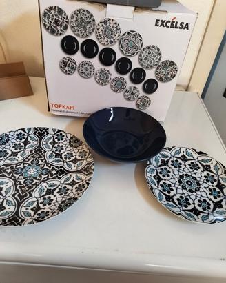 Set Piatti Excelsa Maioliche 