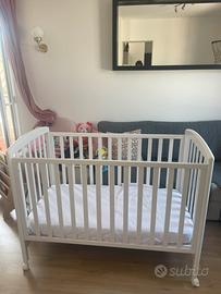 Lettino Giordani modello Alice + materasso