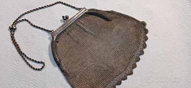 Borsetta da sera Liberty metallo argentato